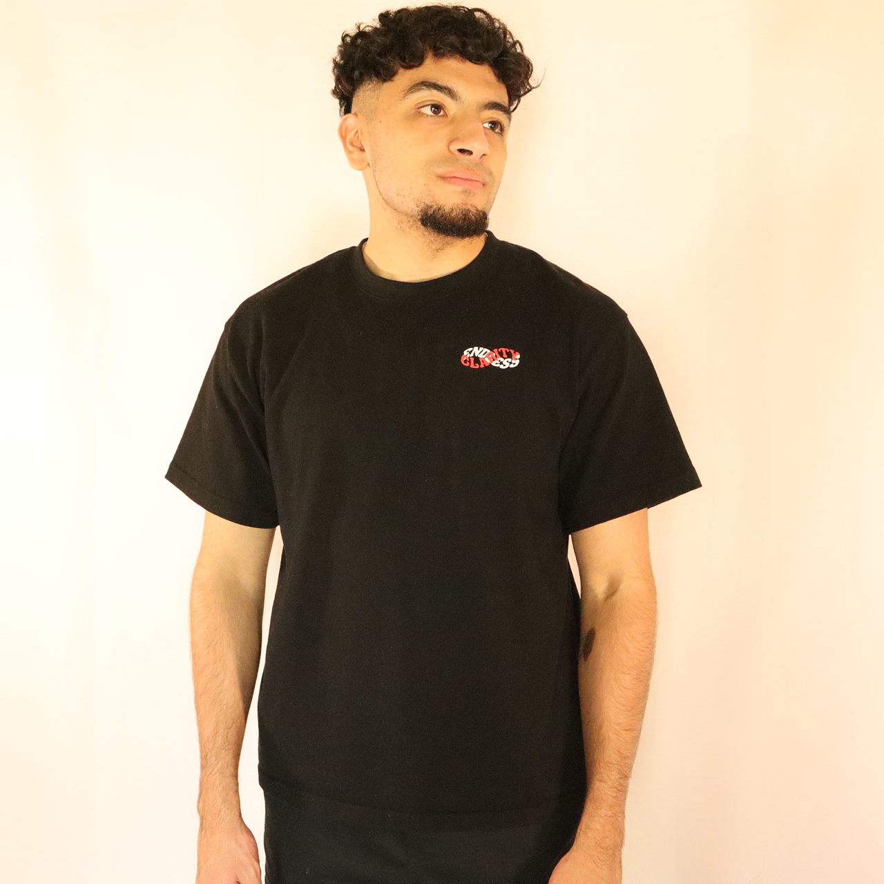 LIFE WITH CLARITY HEAVYWEIGHT TEE (BLACK)