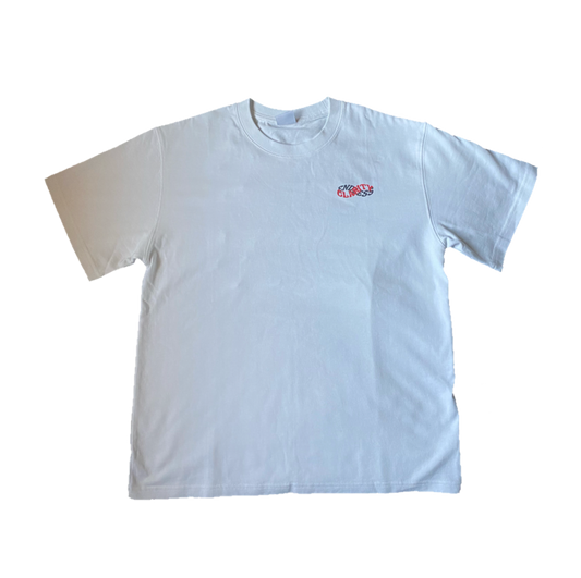 LIFE WITH CLARITY HEAVYWEIGHT TEE (WHITE)